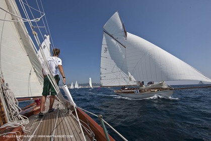 23 09 2009 - Cannes (FRA,83) - Régates Royales - A bord Pen duick