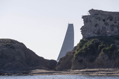 16 02 2019, Porquerolles (FRA,83), Gunboat 68 sail testing  3