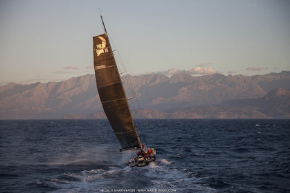 09 10 2017, Calvi (FRA,20), VOR 70 Babsy, Tentative de record autour de la Corse à la voile, skipper Franck Cammas