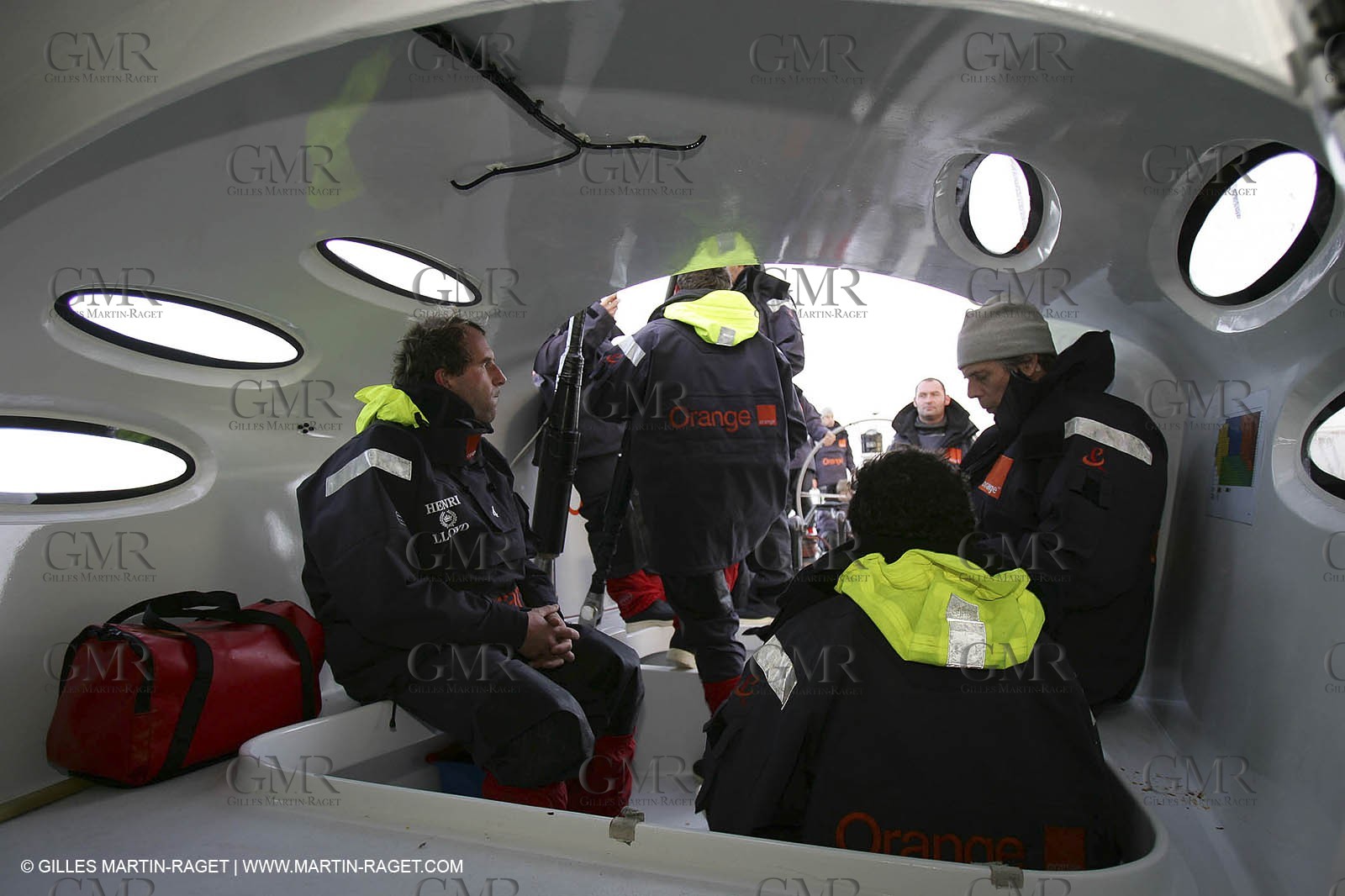 Orange II  - 2005 Jules Verne Trophy - Training in Bay of Biscay -Caraes-Nilson-