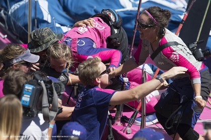 07 11 2014, Capetown (ZAF), Volvo Ocean Race 2014-15, Arrivals Team SCA