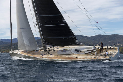 02 10 2022, Saint-Tropez (FRA,83), Voiles de Saint-Tropez 2022,  entraînement des maxis