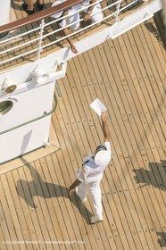 Voile, croisière, personnages, hommes