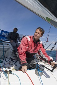 27 03 08- La Grande Motte- (FRA,34) Transat AG2R 2008- Jean-Paul Mouren- Laurent Pellecuer
