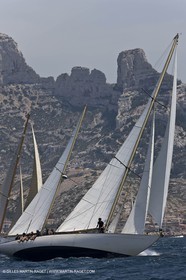 Sailing, Classic yachts, Voiles Vieux Port 2009, Marseille (FRA)