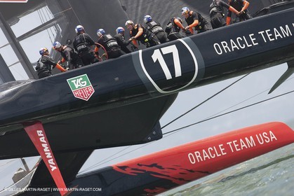 08 07 2013 - San Francisco (USA,CA) - 34th America's Cup - Training Day - ORACLE Team USA