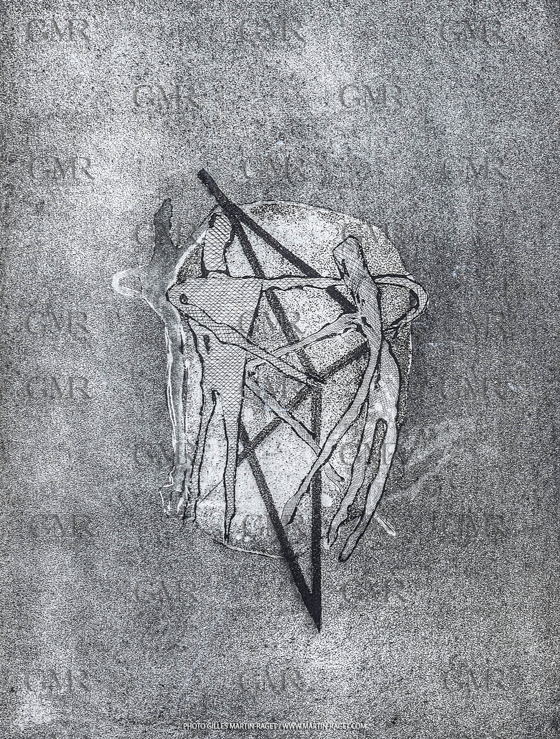 12 07 2020, St Rémy de Provence (FRA, 13) Oeuvre Germaine Richier, gravure