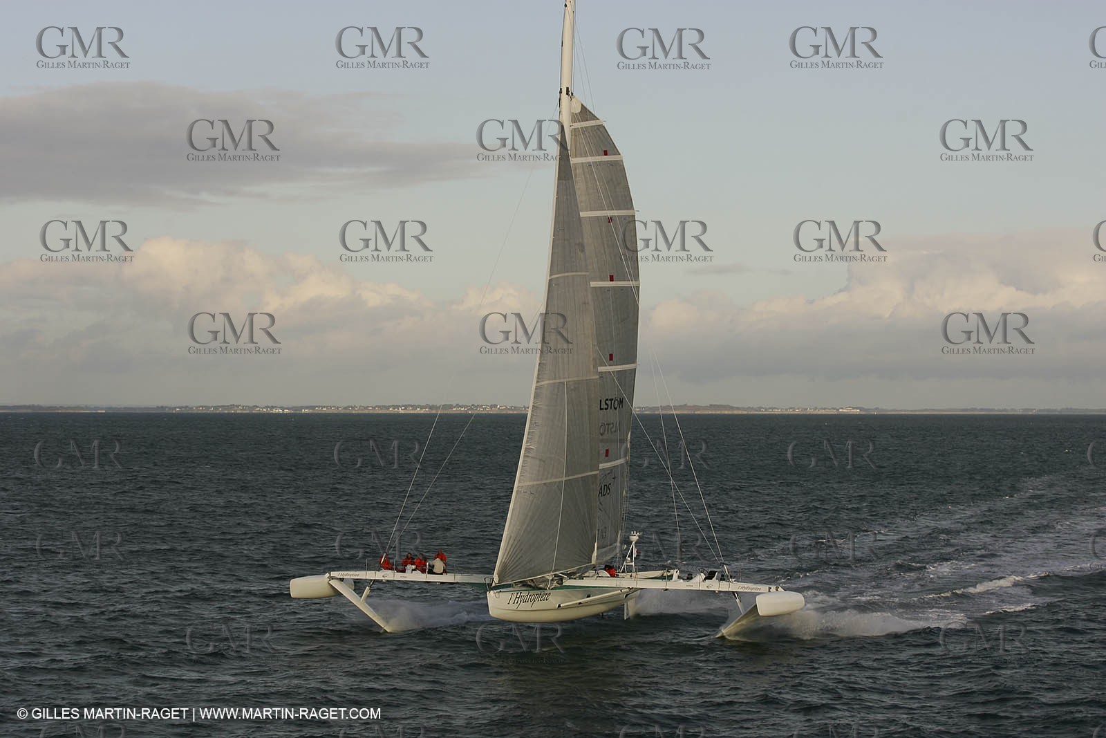 Hydroptère trials, Spring 2005, Quiberon Bay