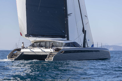 16 02 2019, Porquerolles (FRA,83), Gunboat 68 sail testing  3