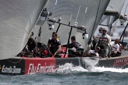 06 06 2007-Valencia (Spain)- 32nd America's Cup - Louis Vuitton Cup Final - Day 4
