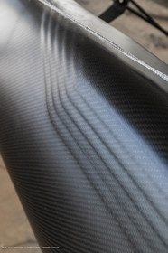 29 10 2018, La Grande Motte (FRA,30), Chantier Gunboat, construction du Gunboat 68, détail tube mât