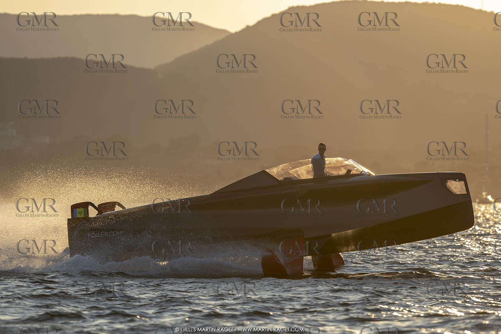 09 08 2018, Saint-Tropez (FRA,83), Foiler, the Flying Yacht by Enata