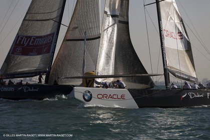 17 11 2010 - Dubai (UAE) - Dubai Louis Vuitton Trophy -  BMW ORACLE Racing Vs Emirates Team New Zealand