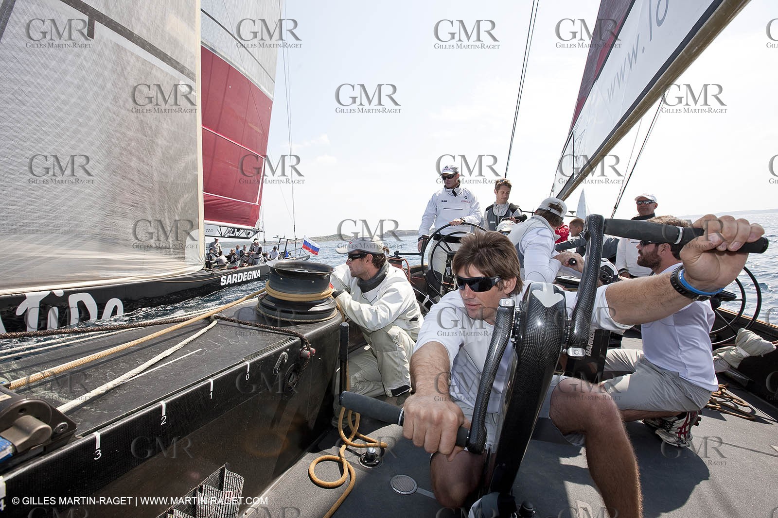 19 05 2010 - La Maddalena (ITA, Sardinia) Louis Vuitton Trophy - BMW ORACLE Racing - Training