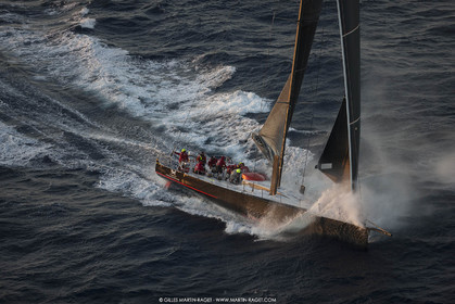 09 10 2017, Calvi (FRA,20), VOR 70 Babsy, Tentative de record autour de la Corse à la voile, skipper Franck Cammas