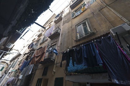 24 02 2012 - Naples (ITA) - 34th America's Cup - America's Cup World Series Naples 2012 - Naples Preview - Naples hisrtoric center streets