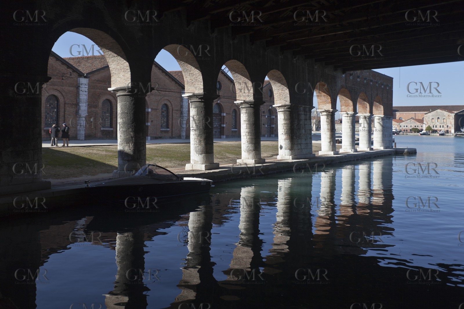 20 02 2012 - Venezia (ITA) - 34th America'sCup - Venezia 2012 America's Cup World Series - The Arsenale where the AC45 moorings, public village, media center and Club 45 will be located