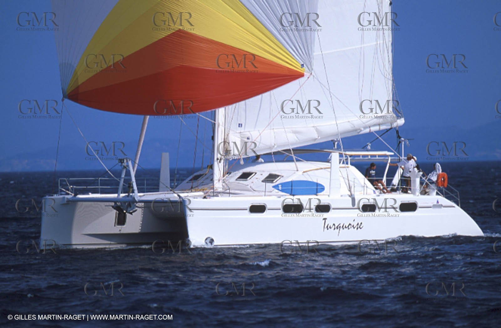 Cruising multihull sailing