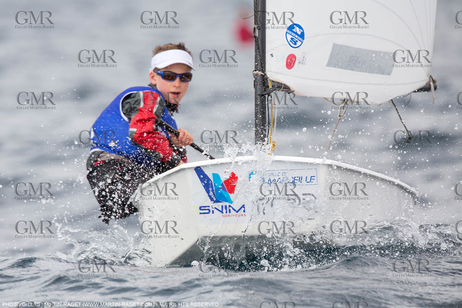 15 04 2016, Marseille (FRA,13), SNIM Dériveurs, Coupe Internationale de Printemps Optimist, Final Day
