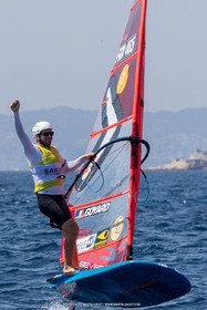 16 07 2023, Marseille, (FRA), Paris 2024 Olympic Games 2024 Sailing Test Event, Day 8, Medal race IQ Foil Men, Thomas Goyard (FRA)