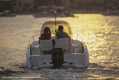 Moteur, croisière, Powerboating, cruising