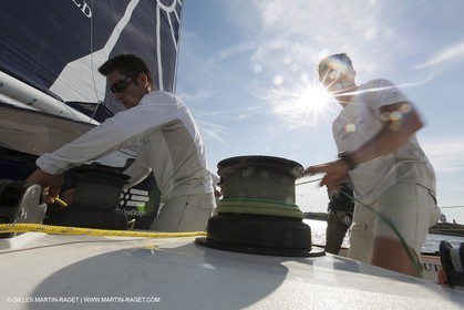 05 07 2012 - New York (USA) - Ocean Krys Race - Speed runs in fornt of NY city