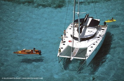 Cruising multihull mooring