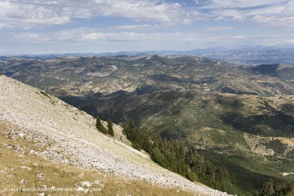 19 08 07 - Haute Provence, Paysages vus depuis le sommet de la montagne de Lure (FRA, 04)