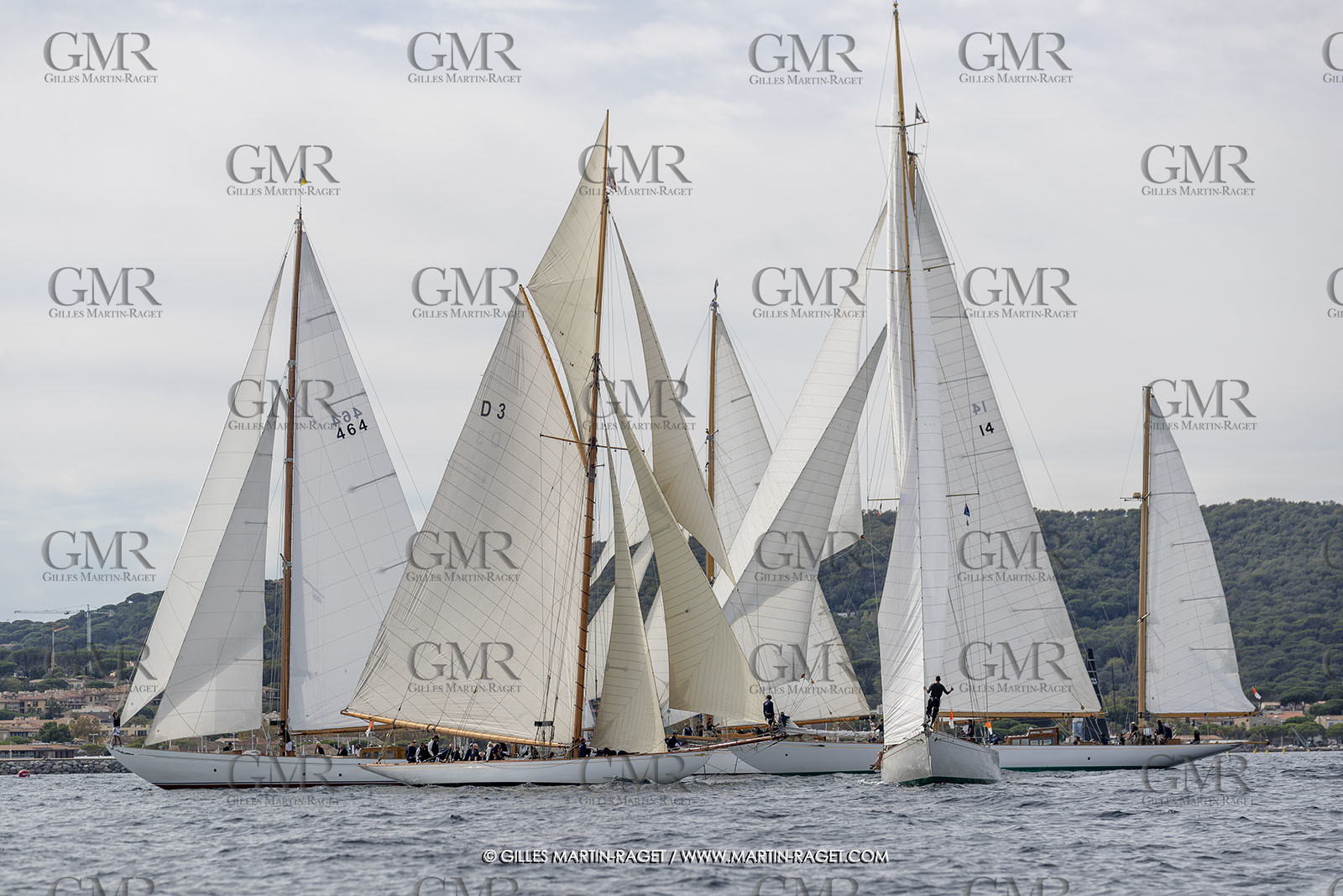 30 09 2022, Saint-Tropez (FRA,83), Voiles de Saint-Tropez 2022, Jour 7, régtes de petit temps