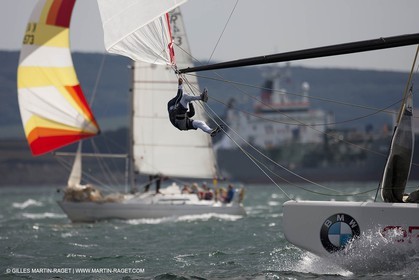 02 08 2010 - Cowes (UK, IOW) - The 1851 Cup -  BMW ORACLE Racing - Training Day.