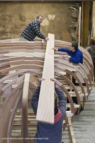 18 01 2012 - Marseille (FRA,13) - Construction d'Alcyon au chantier Carènes