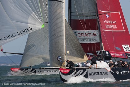 08 02 2009 - Auckland (NZL) -  Louis Vuitton Pacific Series -  Racing Day 8 - Round Robin 2