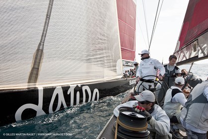19 05 2010 - La Maddalena (ITA, Sardinia) Louis Vuitton Trophy - BMW ORACLE Racing - Training