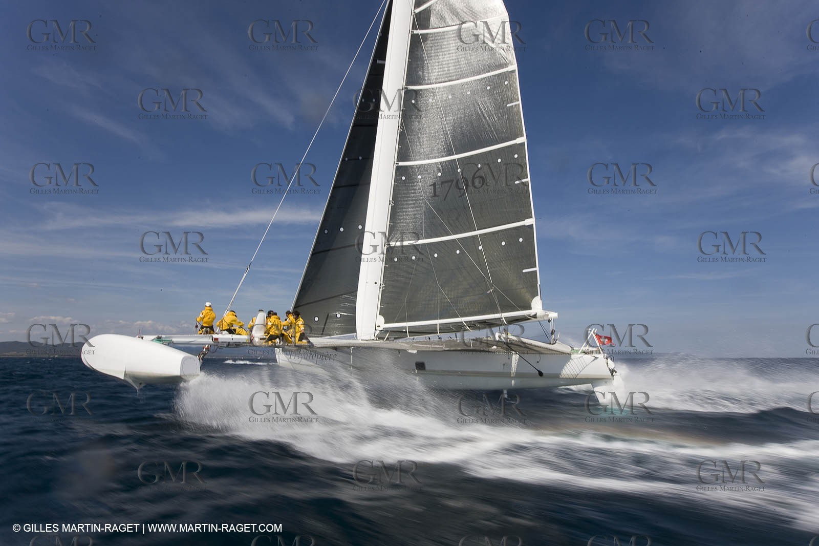 14 06 2008 - Toulon-Hyères (FRA,83) - 50 knots record attempt trials by l'Hydroptère