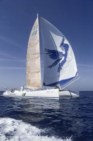 Sailng, Offshore racing, Maxi multiihulls, Jet services V