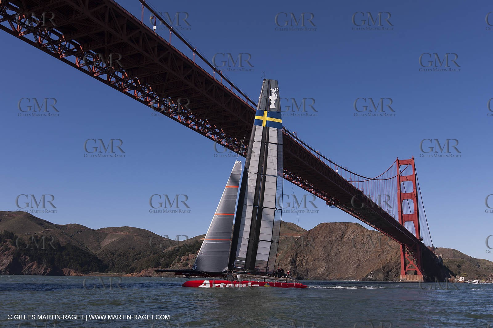 11 02 2013 - San Francisco (USA) - 34th America's Cup - Artemis Racing AC72 training