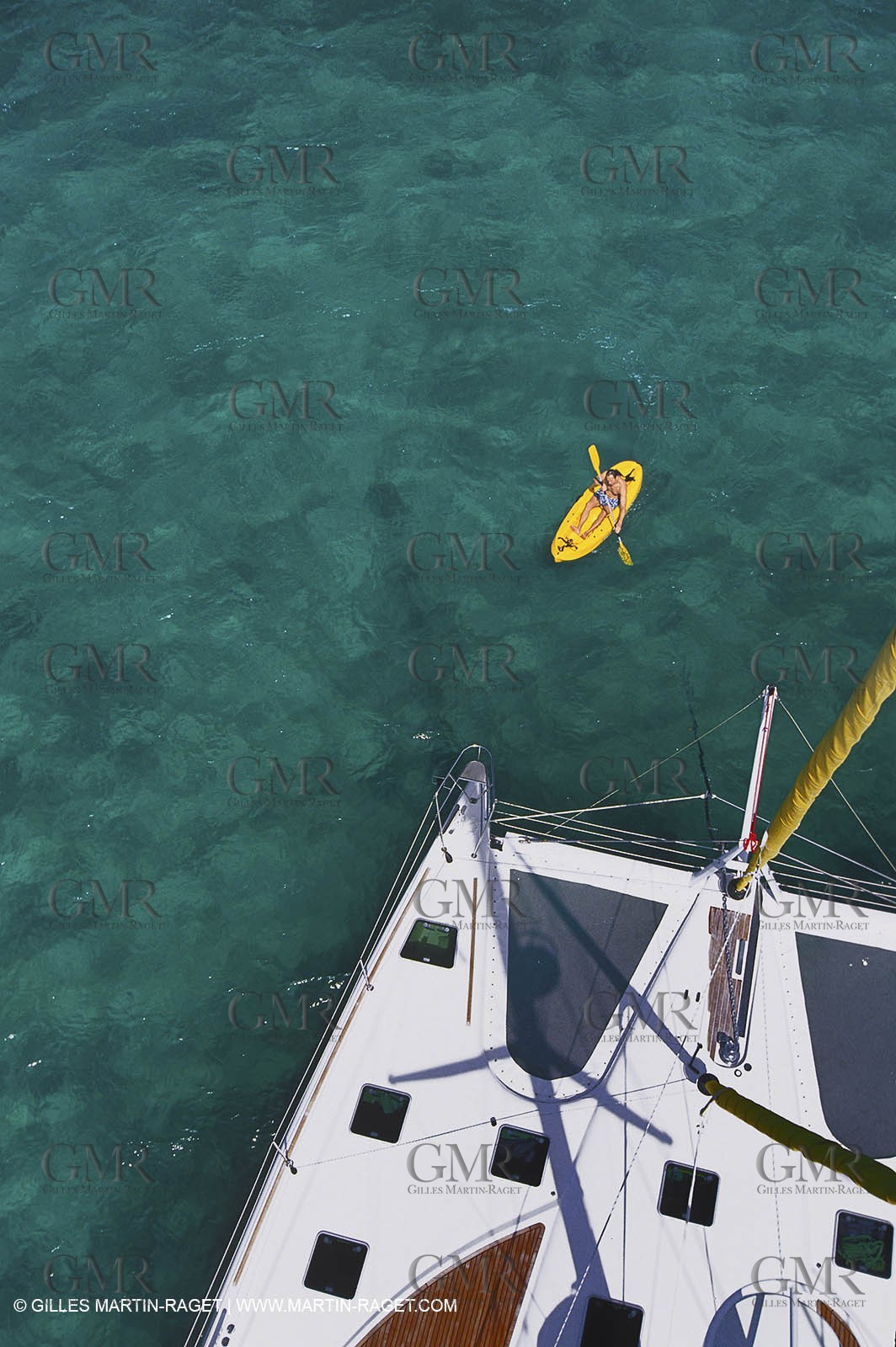 Cruising multihull mooring