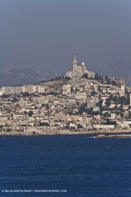 Marseilles seen from the Frioul islands