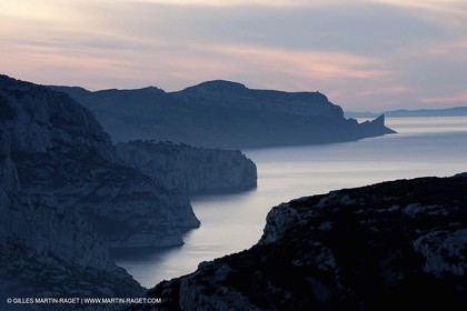 04 04 2009 - Marseille (FRA, 13) - Les Calanques as seen from the Baou Rond summit (Sormiou heights)