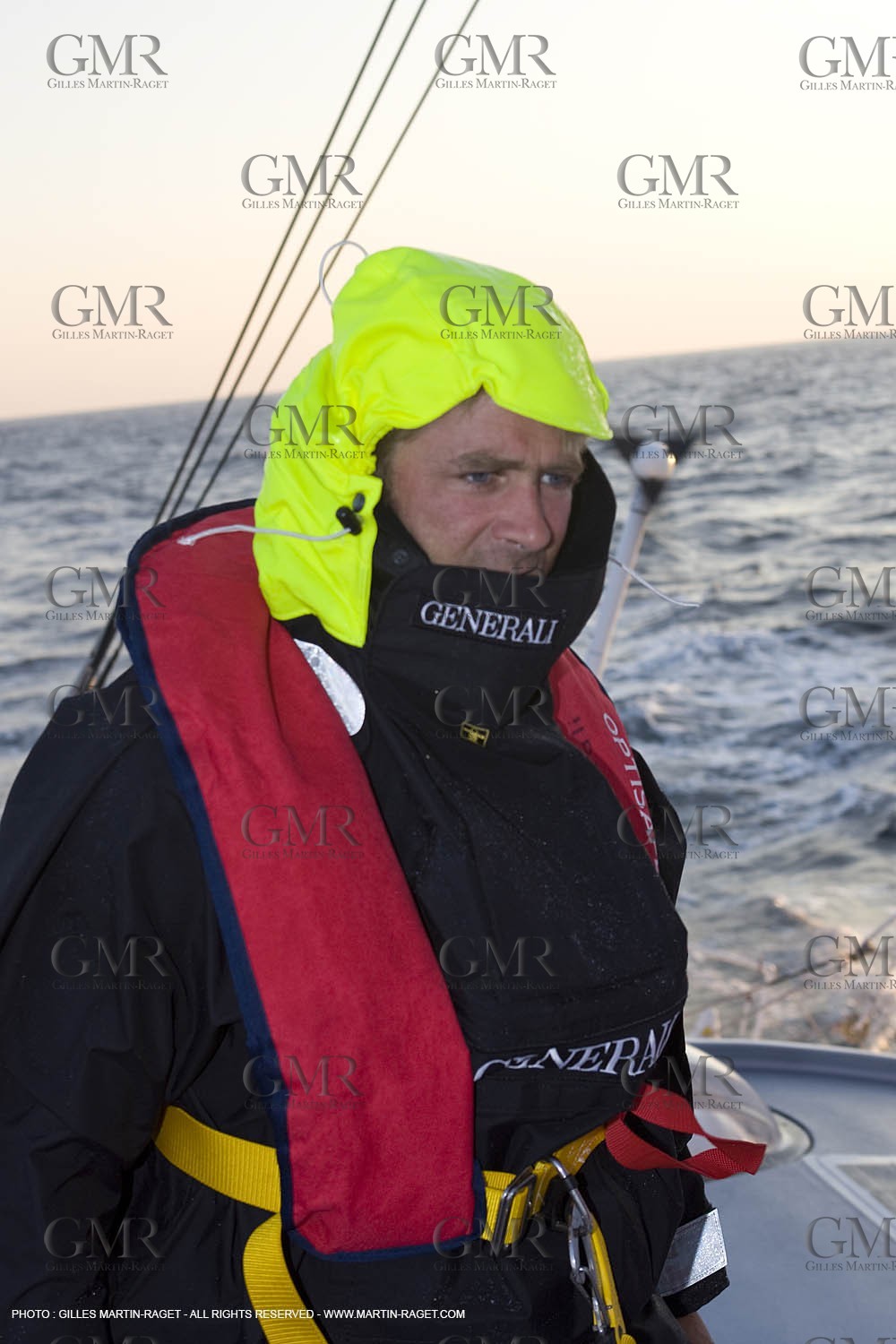 27 09 2008 - Lorient (FRA, 56) - Onboard Generali with Yann Eliès - Vendée Globe 2008 Training