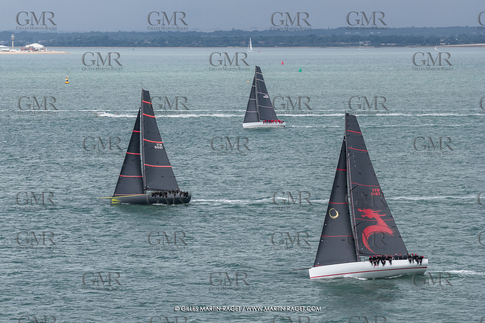 22 07 2025, Cowes (UK, IOW), Admiral's Cup 2025, Inshore Races 1 & 2,