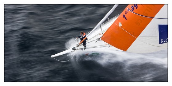 Vendee Globe - Michel Desjoyeaux speed run - Color