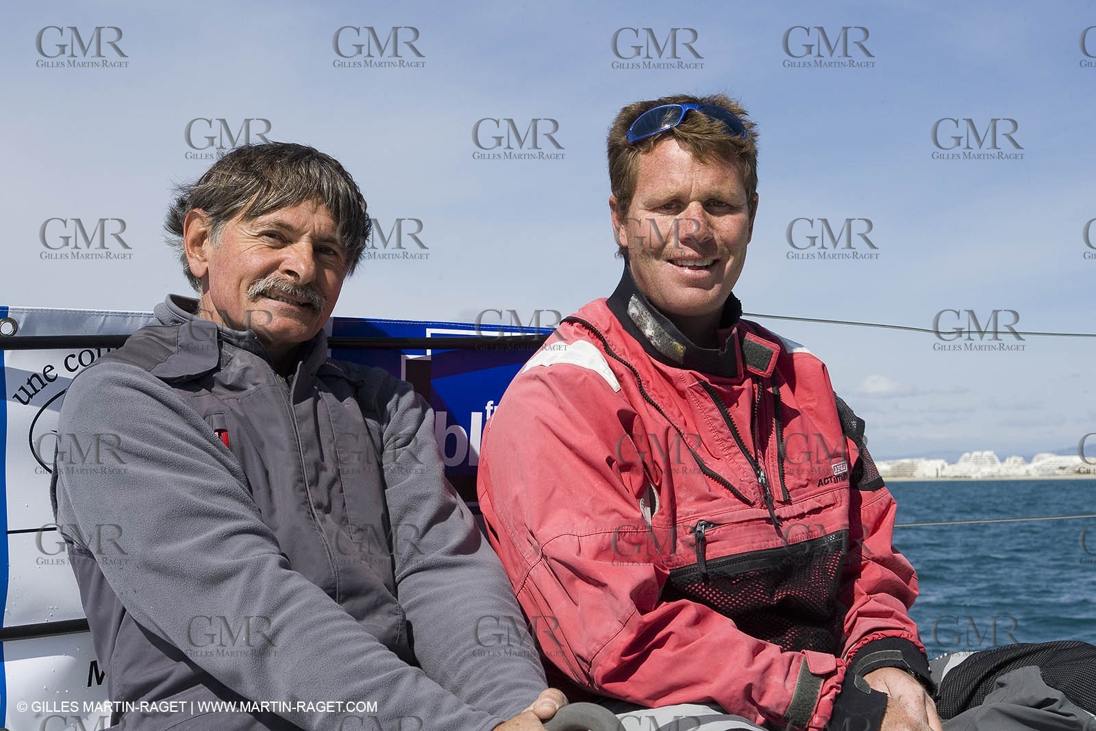 27 03 08- La Grande Motte- (FRA,34) Transat AG2R 2008- Jean-Paul Mouren- Laurent Pellecuer