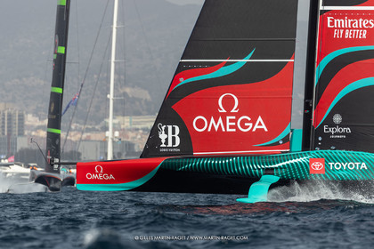 13 10 2024, Barcelona (ESP), Louis Vuitton 37th America's Cup, Final Match, Race Day 2, race 3