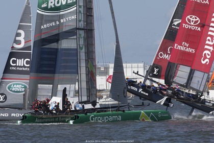 29 08 2015, Göthenburg, (SWE), 35th America's Cup, Louis Vuitton America's Cup World Series Göthenburg 2015, Race Day 1
