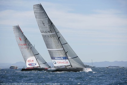 14 05 2007-Valencia (Spain)- 32nd America's Cup - Louis Vuitton Cup - Semi-final - Day 1 - BMW ORACLE racing