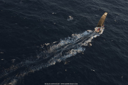 09 10 2017, Calvi (FRA,20), VOR 70 Babsy, Tentative de record autour de la Corse à la voile, skipper Franck Cammas