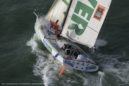 Transat Jacques Vabre 2005, départ des monocoques
