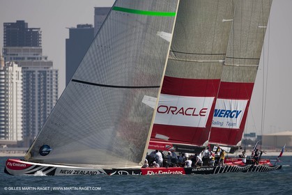 19 11 2010 - Dubai (UAE) - Dubai Louis Vuitton Trophy -  Round 2 - BMW ORACLE Racing Vs Synergy
