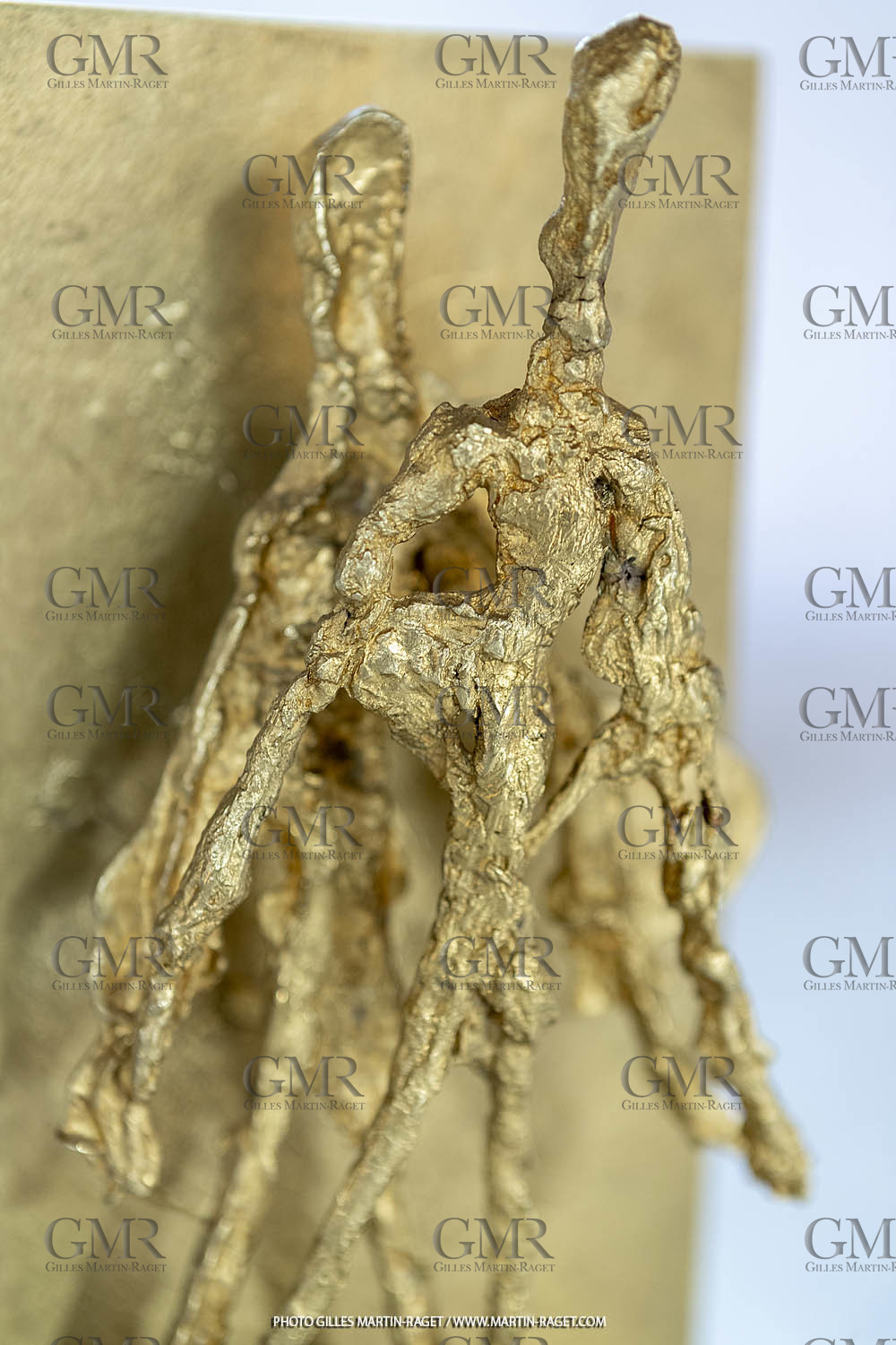 11 02 2020, St Rémy de Provence (FRA,13), Oeuvre de Germaine Richier, L'Ombre 1955, Bronze naturel nettoyé, Epreuve d'artiste, 25 x 13 x 9 cm, Collection particulière